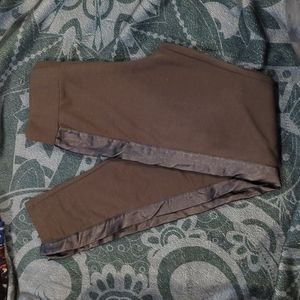 Leggings with faux leather